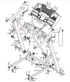 Proform Weslo Treadmill Left Upper Body Arm 316569-hydrafitnessparts