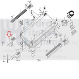 Reebok ACD 1 2 3 4 RBX 500 Treadmill Left Roller End Cap MFR-8433 or 148266-hydrafitnessparts