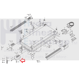 Reebok ACD 1 2 3 4 RBX 500 Treadmill Right Roller End Cap MFR-8433 or 148265-hydrafitnessparts