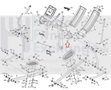 Reebok Epic Freemotion Lifestyler Proform Elliptical Right Pivot Cover 259420-hydrafitnessparts