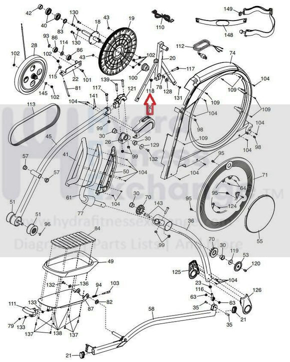 Reebok Epic Proform FreeMotion NordicTrack Elliptical M10 Locking Nut 275907-hydrafitnessparts