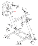 Reebok Gold's Gym Treadmill Button Head Hex Socket Screw 1/4"-20x4.50" 350350-hydrafitnessparts