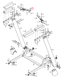 Reebok Gold's Gym Treadmill Left Heart Rate Hand Sensor Pulse Grip Set 084864-hydrafitnessparts