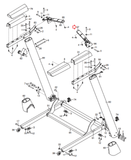 Reebok Gold's Gym Treadmill Right Heart Rate Hand Sensor Pulse Grip Set 084865-hydrafitnessparts