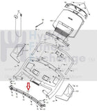 Reebok HealthRider NordicTrack H70T RT 5.1 RBTL592110 Treadmill Crossbar 306291 or 301193-hydrafitnessparts
