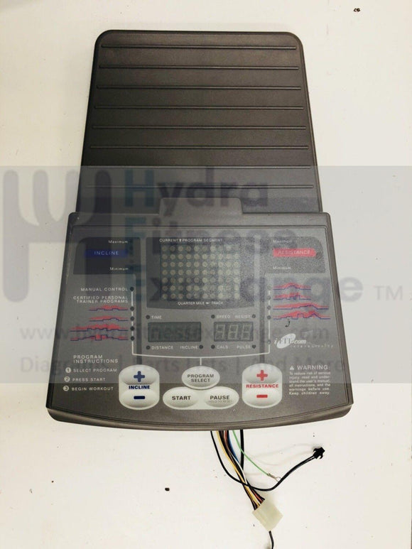 Reebok Icon REL 8 Elliptical Console Overlay Display Control Panel elrb1290-hydrafitnessparts