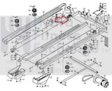Reebok Proform NORDICTRACK Healthrider TREADMILL Front Drive Roller 349566-hydrafitnessparts