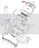 Reebok RT 5.1 RBTL592110 Treadmill Console Back 321397-hydrafitnessparts