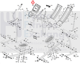 Reebok Super Ramp RL 7.0 Elliptical Display Console Assembly 308576 or 308578-hydrafitnessparts