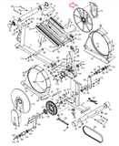Reebok T7.90 RBEL779090 T 7.90 - RBCCEL779100 Elliptical Disc Cover 293884-hydrafitnessparts
