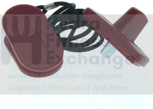 SOLE AF65 (565810) Treadmill Safety Key Logo AF63/AF65/AF80 Part Number 004374 V1-hydrafitnessparts