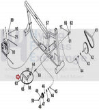 Schwin Fitness 920i Elite Recumbent Bike Idler Arm Pulley W/Spring 93921 95933 98526-hydrafitnessparts
