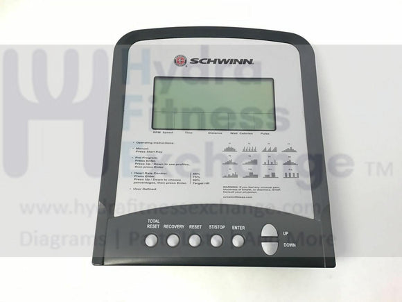 Schwinn 103 - 2009 203 Upright Bike Display Console Assembly 18047-hydrafitnessparts