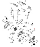 Schwinn 130 170 230 270 430 530 Upright Bike Foot Height Adjustment 1000511201 Formerly 8001666-hydrafitnessparts