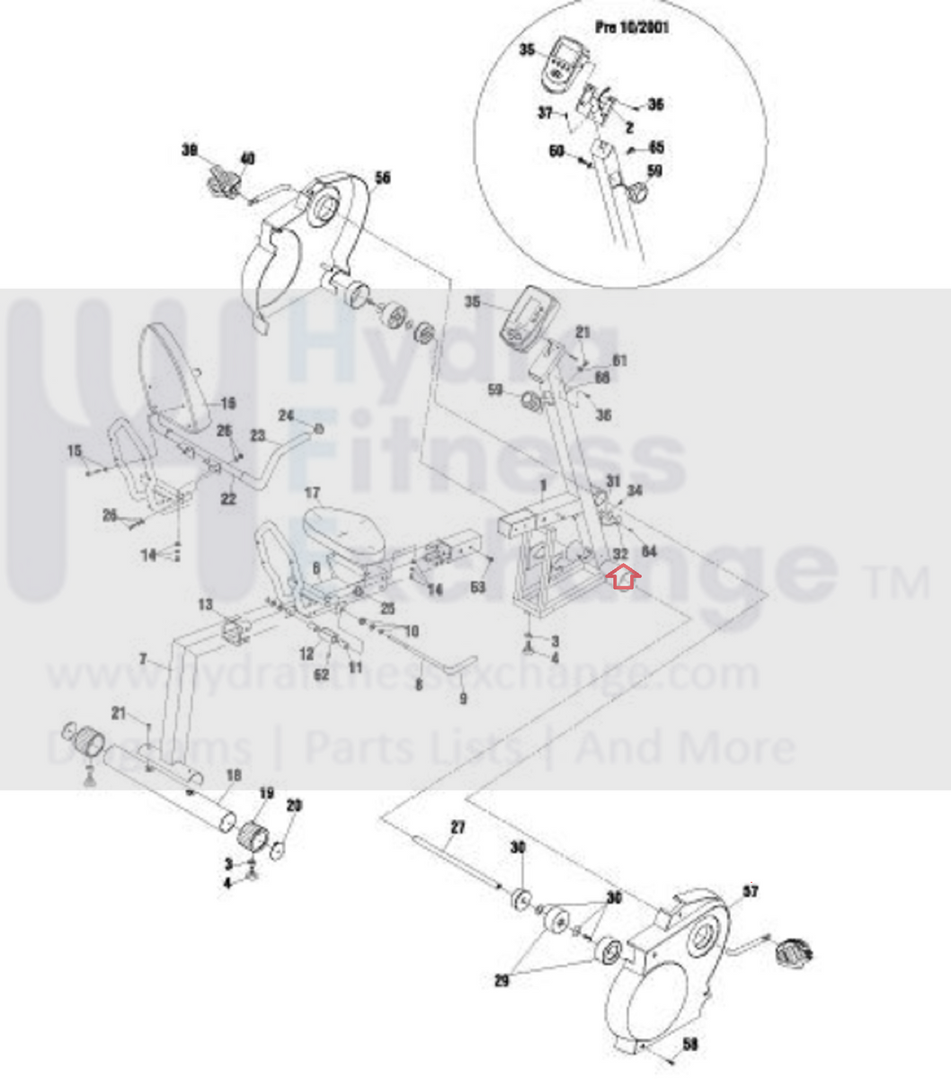 Recumbent Bike Rpm Rates Chart Schwinn 215P Recumbent Bike RPM Speed Sensor Red Switch 2 Terminal Wir ...