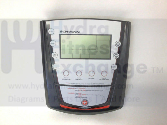 Schwinn - 430 - 100024-W - 2007 Elliptical Display Console Assembly 000-8XXX-hydrafitnessparts