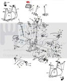 Schwinn 910i 920i Elite Upright Bike Display Console Computer W/ HR 90125-hydrafitnessparts