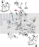 Schwinn 910i Elite Upright Bike Computer Cable Wire Harness 98514-hydrafitnessparts