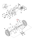 Schwinn Airdyne Evolution Pro/Comp Upright Bike Left Fan Cage 95520-hydrafitnessparts