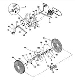 Schwinn Airdyne Evolution Pro/Comp Upright Bike Right Fan Cage 95521-hydrafitnessparts