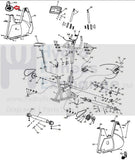 Schwinn DX900 910i 920i Elite Upright Bike Extra Wide Left Pedal With Strap-hydrafitnessparts