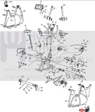 Schwinn DX900 910i 920i Elite Upright Bike Extra Wide Right Pedal With Strap-hydrafitnessparts