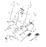 Schwinn Fitness 430 - 100516 430 - 100725 Elliptical Console Mast 8011893-hydrafitnessparts