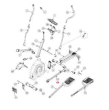 Schwinn Fitness 430 470 570E 570R 570T 570U Elliptical Left Leg 8011476-hydrafitnessparts