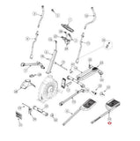 Schwinn Fitness 430i 470i 570E Elliptical Left Link Pedal Service Kit 801-1785-hydrafitnessparts