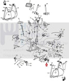Schwinn NB3000 910i Elite Upright Bike Crank Arm Assembly W/ Pully Bracket 98520-hydrafitnessparts