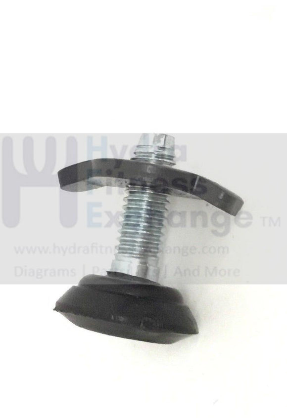 Schwinn Nautilus Residential 217p 340i Recumbent Bike Foot Leveler W/ Wing Nut-hydrafitnessparts