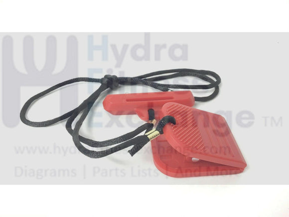 Schwinn Nautilus Residential Treadmill Magnetic Safety Key Lanyard 1000511601 Formerly 8006259-hydrafitnessparts