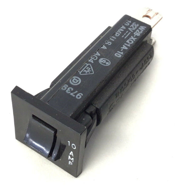Schwinn Nautilus Treadmill Power Entry Circuit Breaker 10A W28-XQ1A-10-hydrafitnessparts