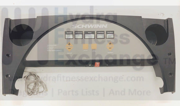 Schwinn Trimline 6100 Treadmill Upper Display Electronics Console + Wire Harness-hydrafitnessparts