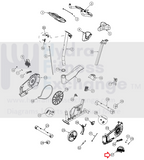 Schwinn Upright Bike Left Foot Pedal with Strap 9/16" 8003334-hydrafitnessparts