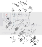 Schwinn Upright Bike Right Foot Pedal with Strap 9/16" 8003326-hydrafitnessparts