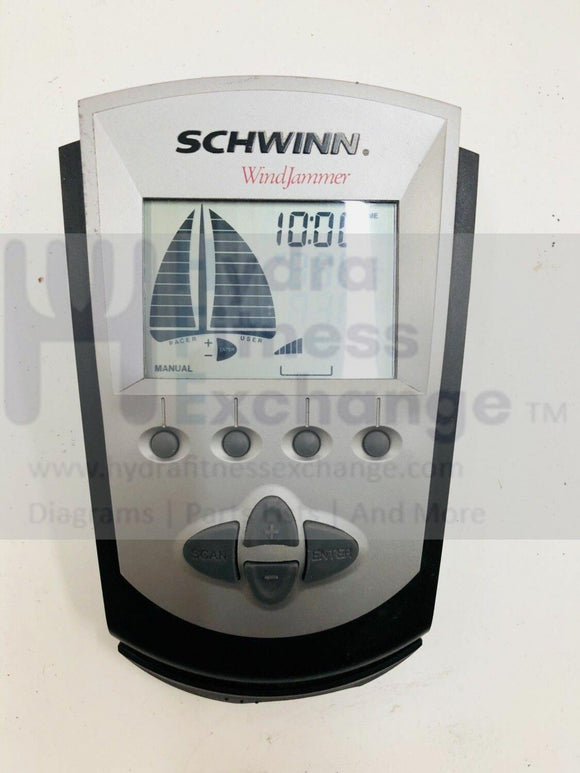 Schwinn Windjammer UB Erg Rower Upper Body Display Console Overlay + Electronics-hydrafitnessparts