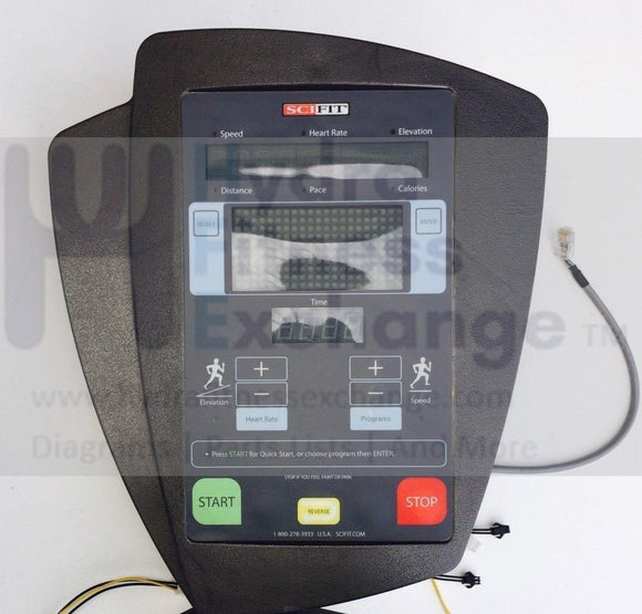 Sci Fit SciFit AC5000M Treadmill Display Console Membrane Overlay + PCB Board-hydrafitnessparts