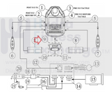 SciFit AC5000 Treadmill Magnetic Safety Key Lanyard with E Stop Assembly P4528-hydrafitnessparts
