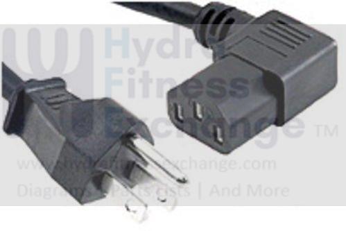 SciFit Elliptical Treadmill Upper Body Erg Right Angle Power Supply Cord P2706 or 12722-hydrafitnessparts