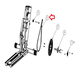 SciFit ISO1000R Stationary Bike Poly V Drive Belt 61" (1549J) 6 RIB P4560-hydrafitnessparts