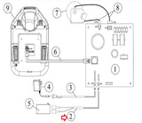 SciFit Miscellaneous Cardio Battery Cable Cordless P1833-hydrafitnessparts