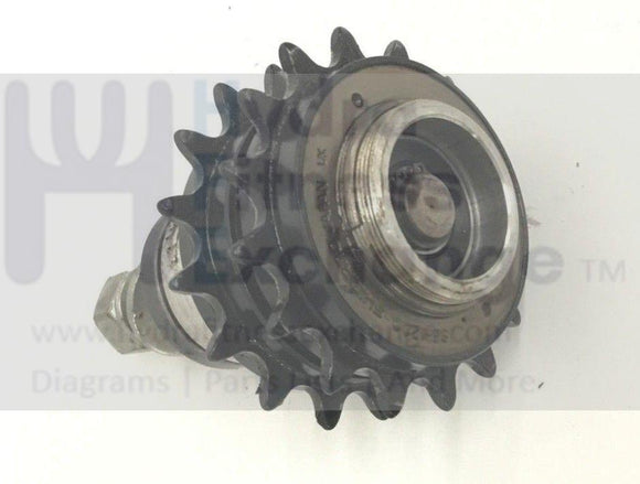 SciFit PRO II Pro 2 Pro1000 Upper Cycle Shaft Brake Drive Pulley w/ Sprocket A3447-hydrafitnessparts