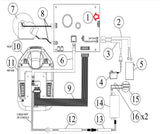 SciFit Recumbent Elliptical Lower Motor Control Board Controller 500016416 A5361-hydrafitnessparts