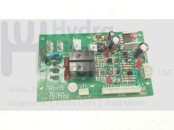 Seller refurbished Sole E20 Elliptical Incline Control Board Lower Controller D080700 or TZ-7102-hydrafitnessparts