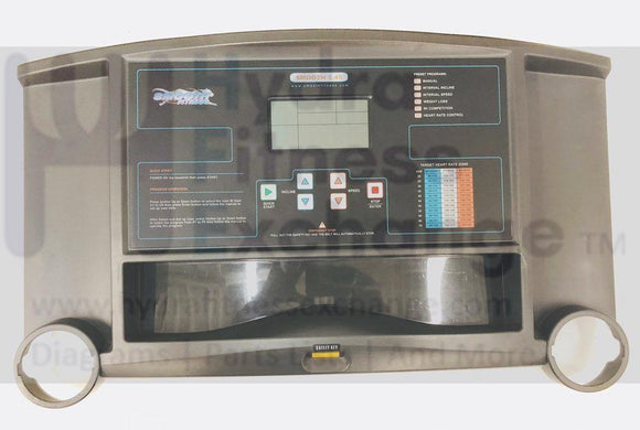 Smooth 5.45 Residential Treadmill Display Console-hydrafitnessparts