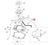 Smooth 9.45ST Motorized Treadmill Bpin Computer Upper Wire Harness 9.45ST-109-hydrafitnessparts