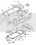 Smooth Fitness 5.25 Version 1 Treadmill Motor Hood Shroud Cover 5.25-36-hydrafitnessparts