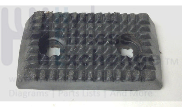 Smooth Fitness 5.45 Treadmill Base Frame Rubber Pad 5.45‐403-hydrafitnessparts