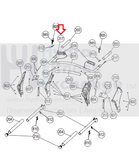 Smooth Fitness 5.45 Treadmill Heart Rate Pulse Hand Sensor Cable 5.45‐217-hydrafitnessparts